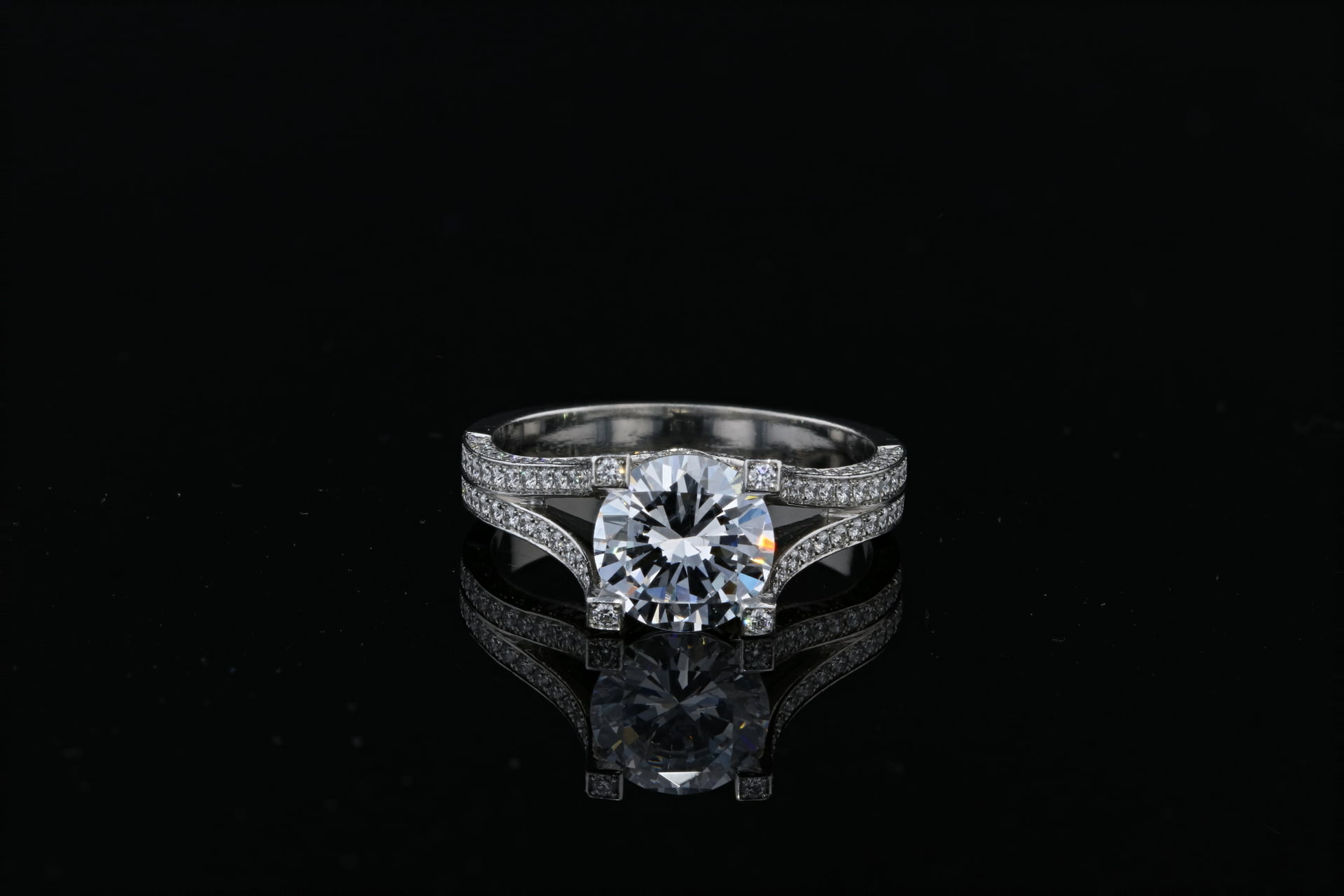 Split Shank Engagement Ring With Band 2024 favors