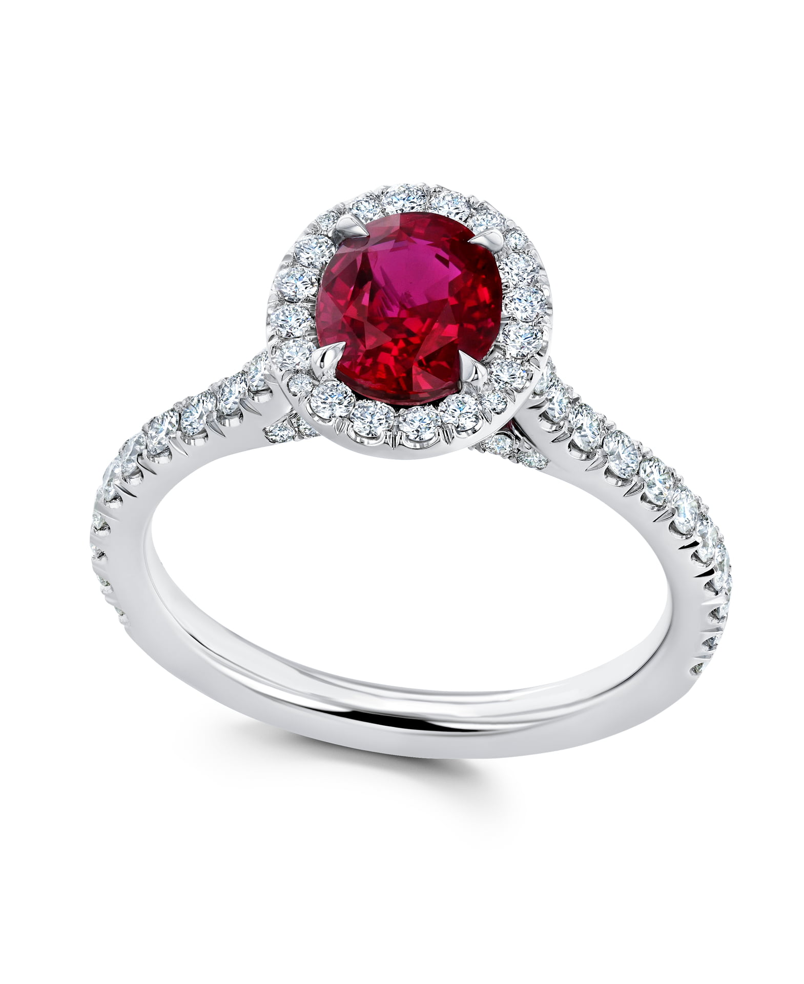 Ruby Engagement Rings Orange County - Nathan Alan Jewelers