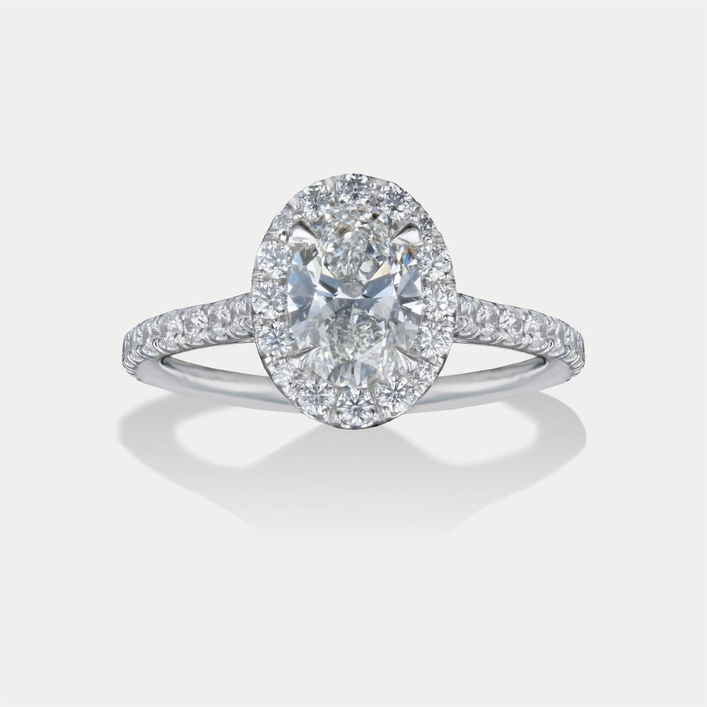 Oval Pavé Halo