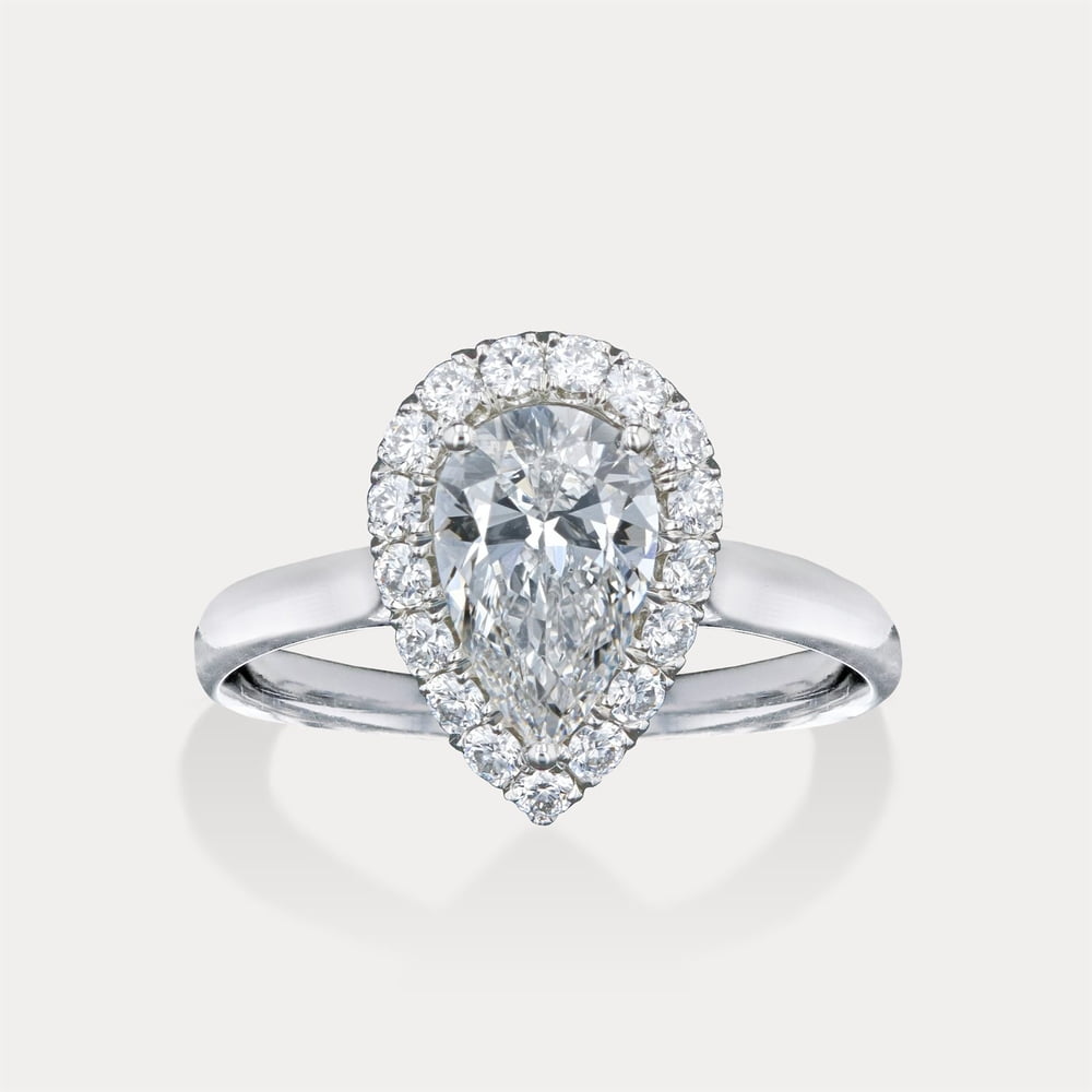 Pear Halo Plain Band