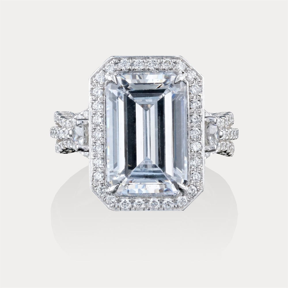 Emerald Cut Halo
