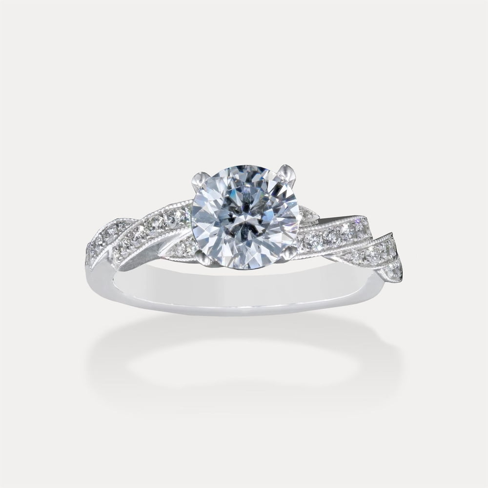 Round Twisted Pavé