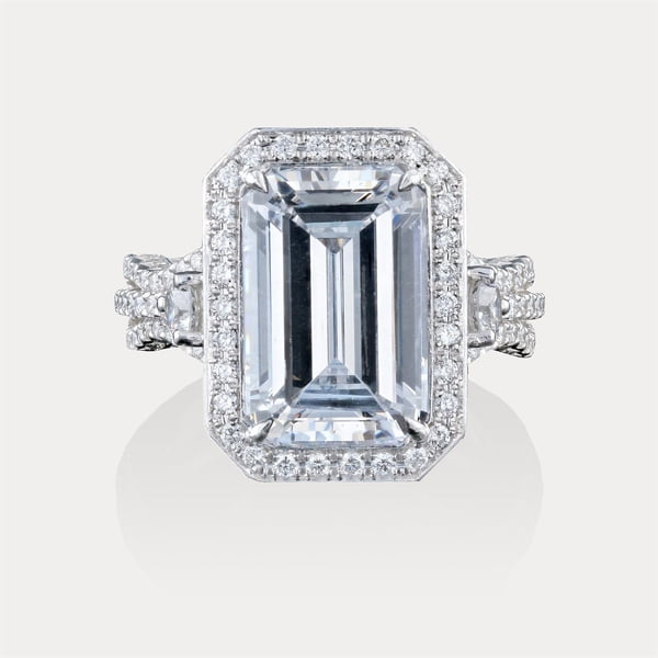 Emerald Cut Halo