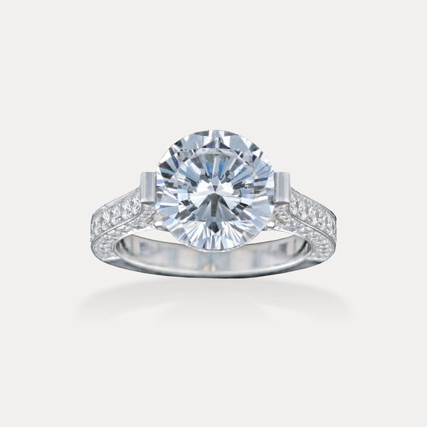 Round Bar Accent Pavé