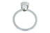 Pear Diamond Half Bezel Platinum Solitaire