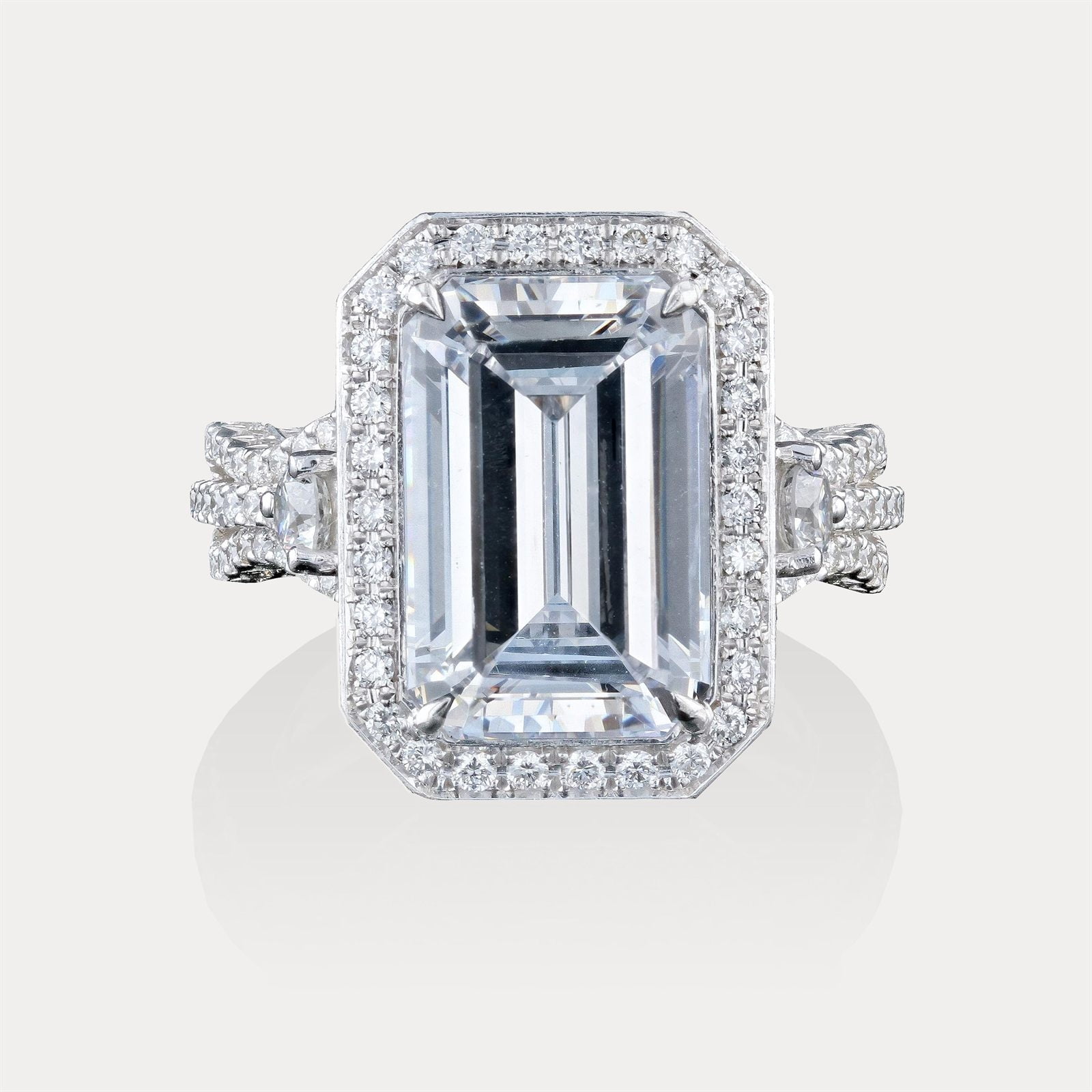 Emerald Cut Halo