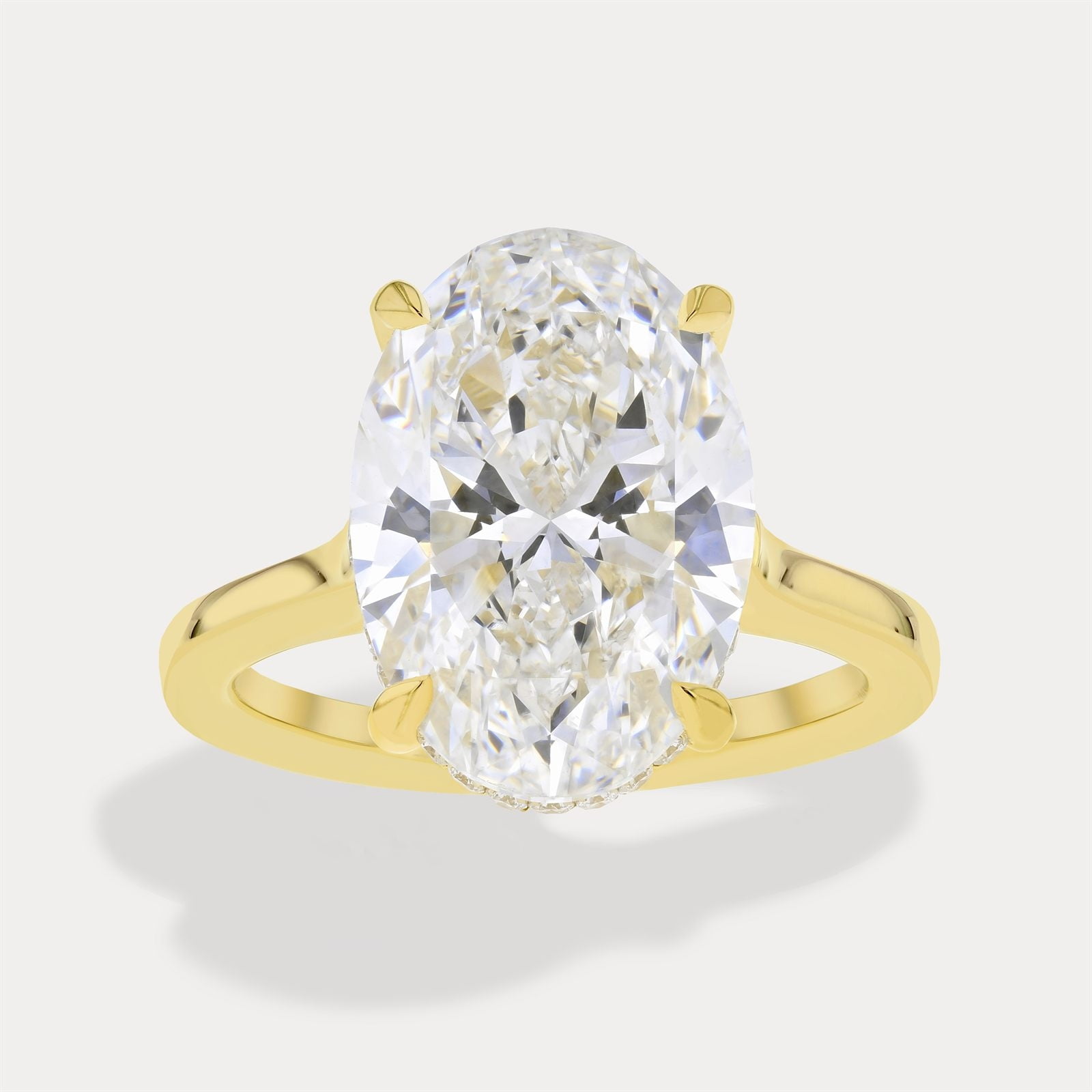 Oval Hidden Halo