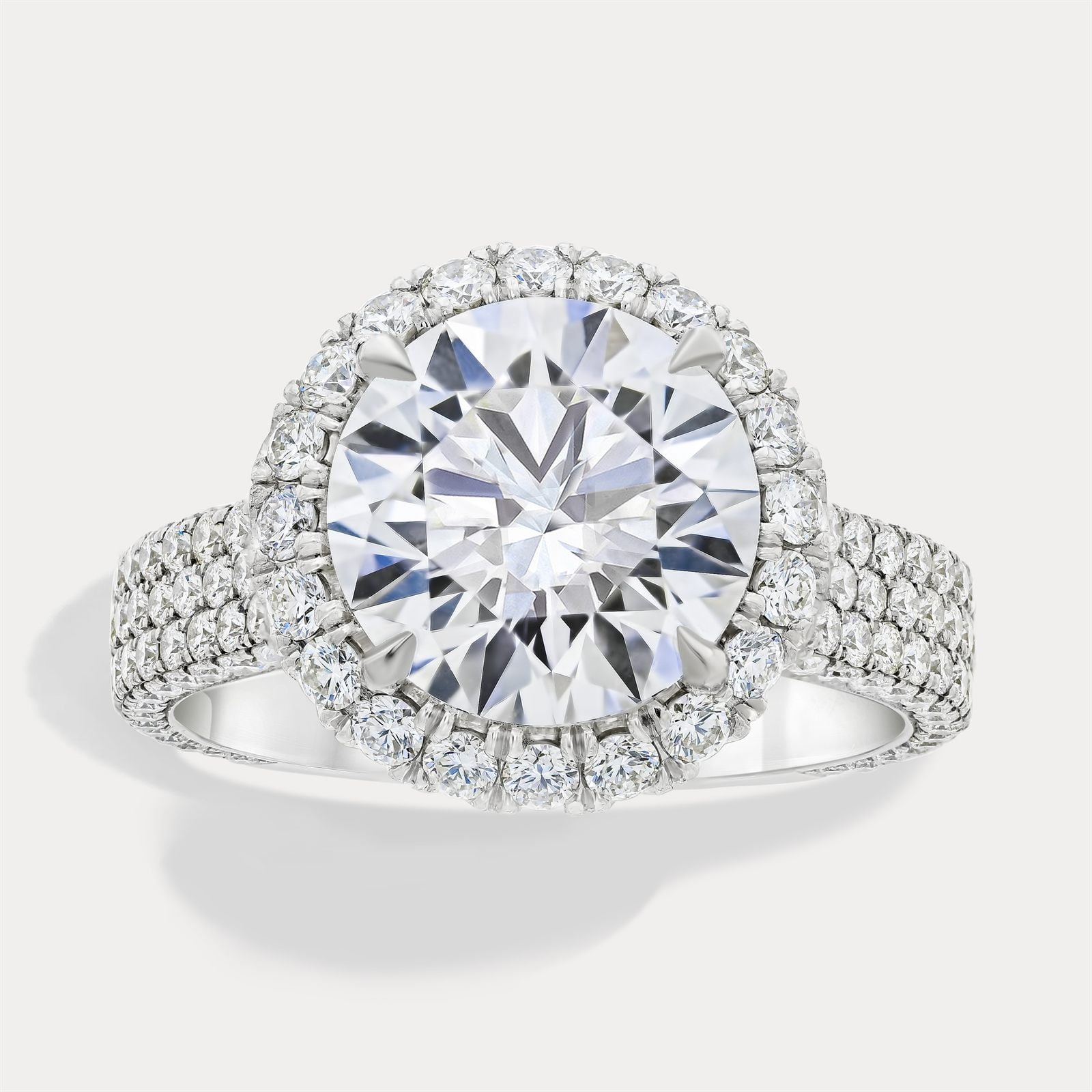Round Diamond Halo