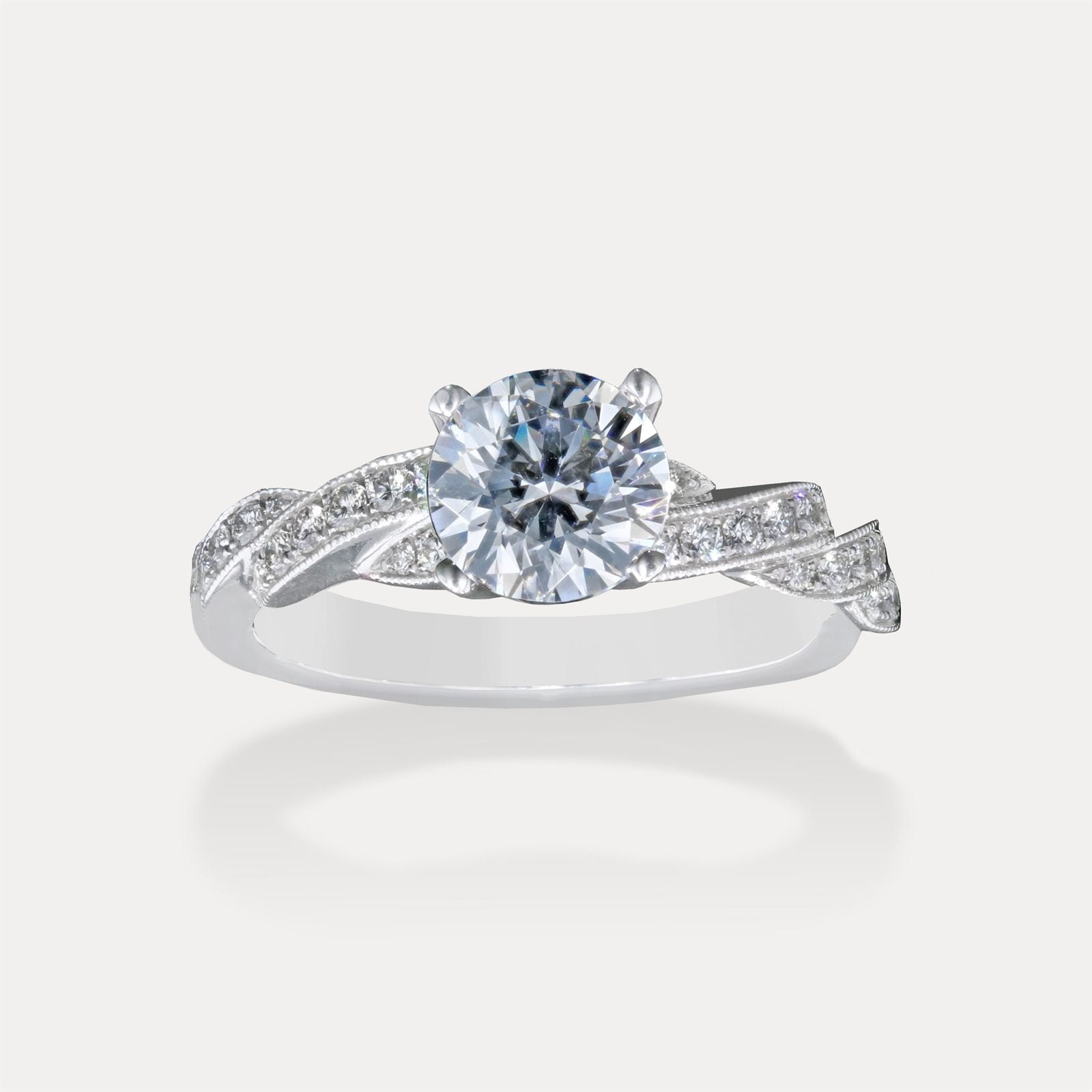Round Twisted Pavé