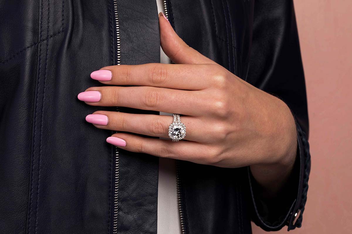 Halo Engagement Rings Orange County - Nathan Alan Jewelers