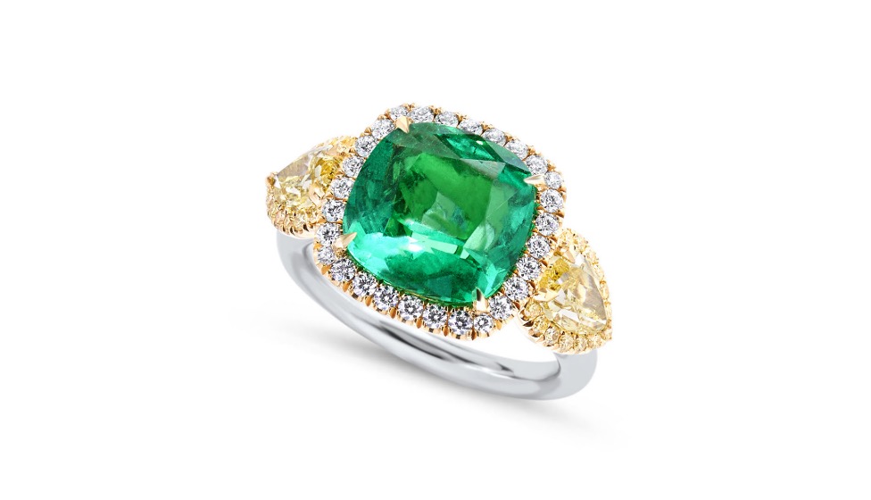 Emerald Engagement Rings Orange County - Nathan Alan Jewelers