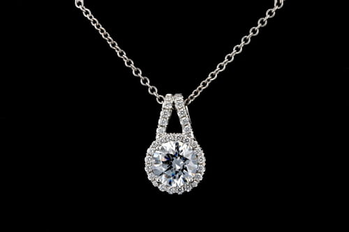 Emerald-Cut Diamond Eternity Necklace