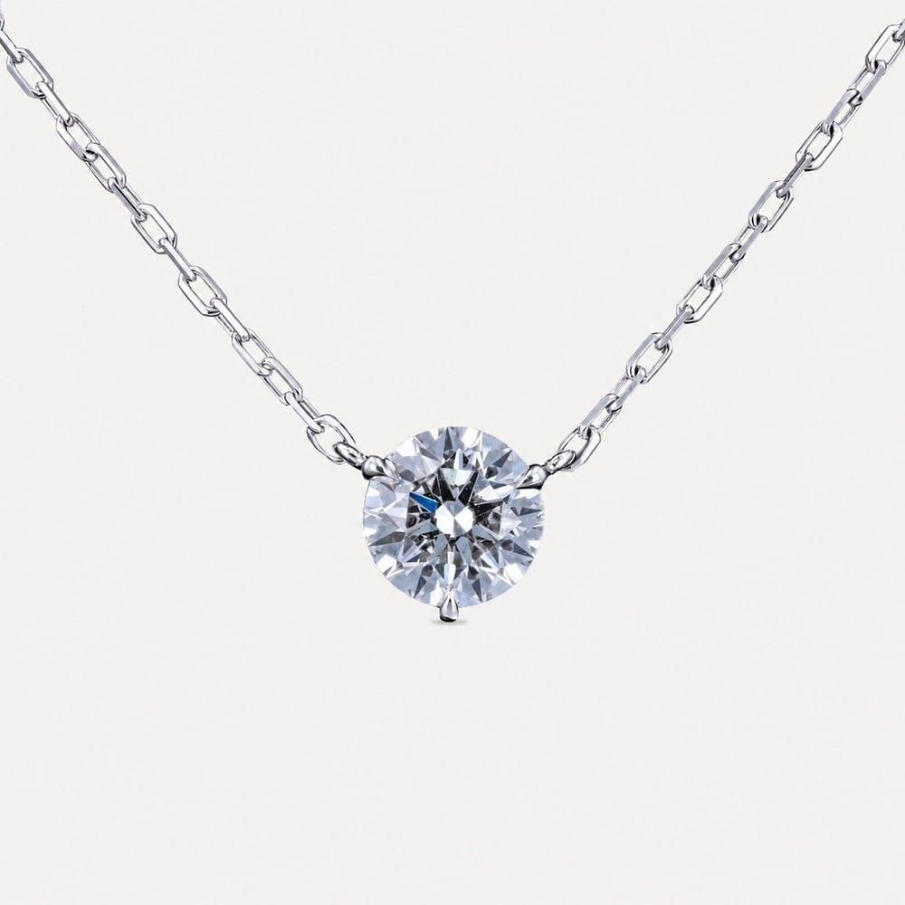 Diamond Solitaire Necklace