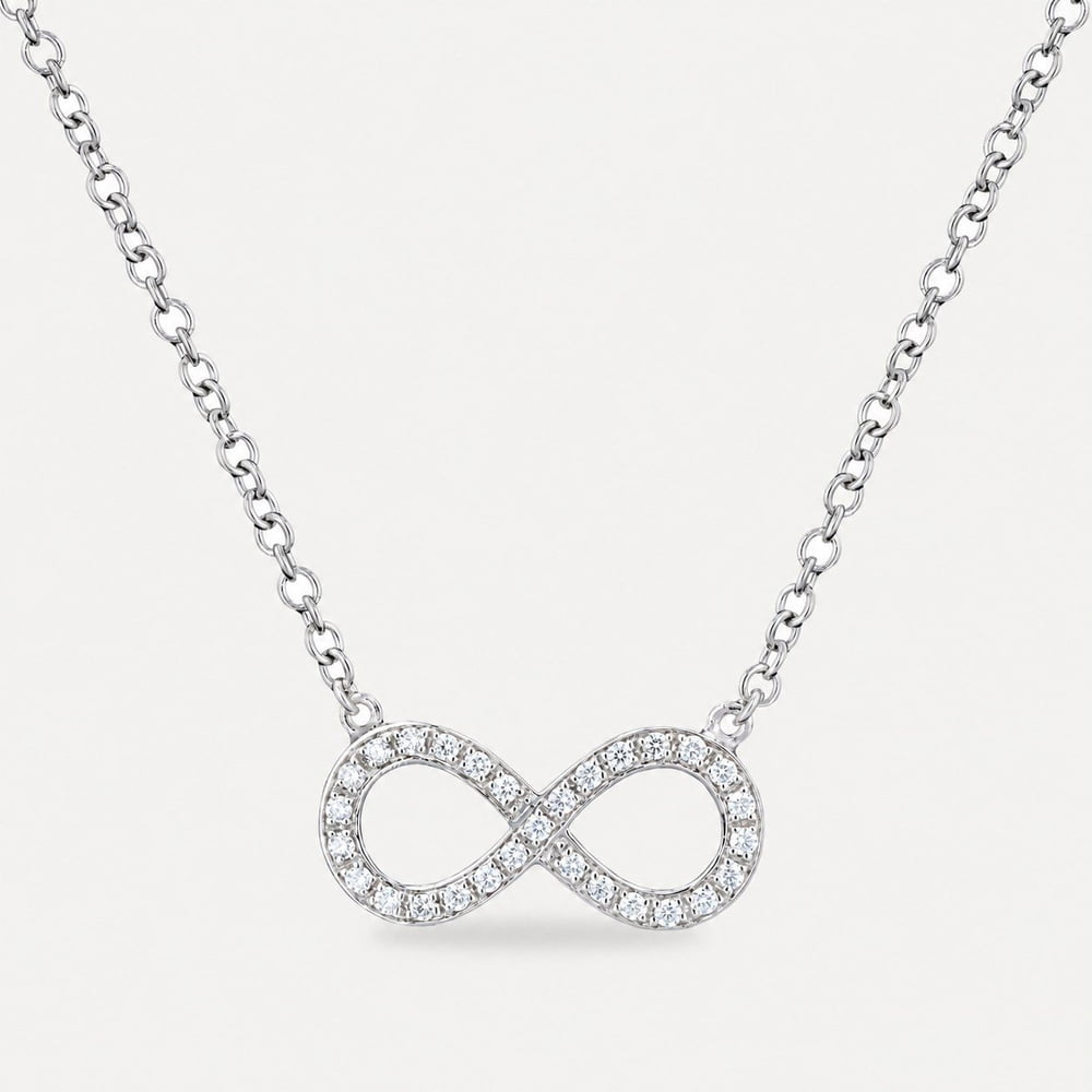 Diamond Infinity Necklace