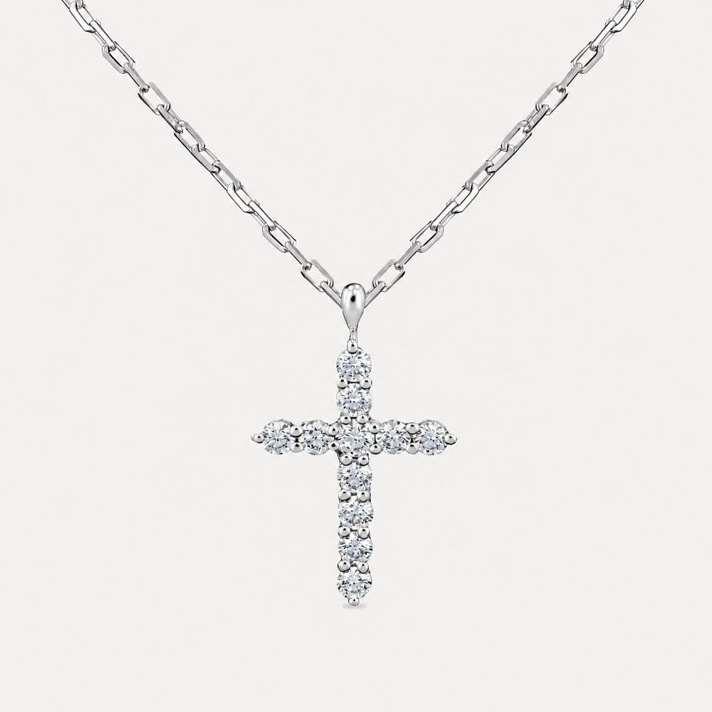 Diamond Cross Necklace