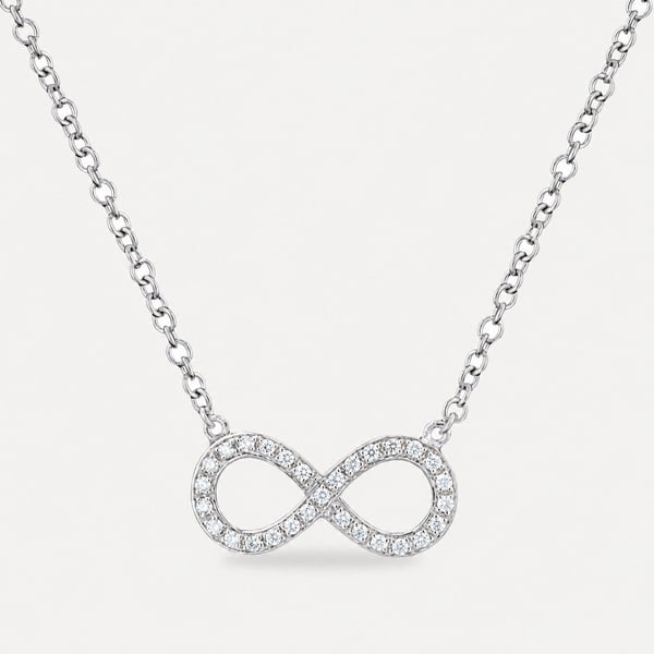 Diamond Infinity Necklace
