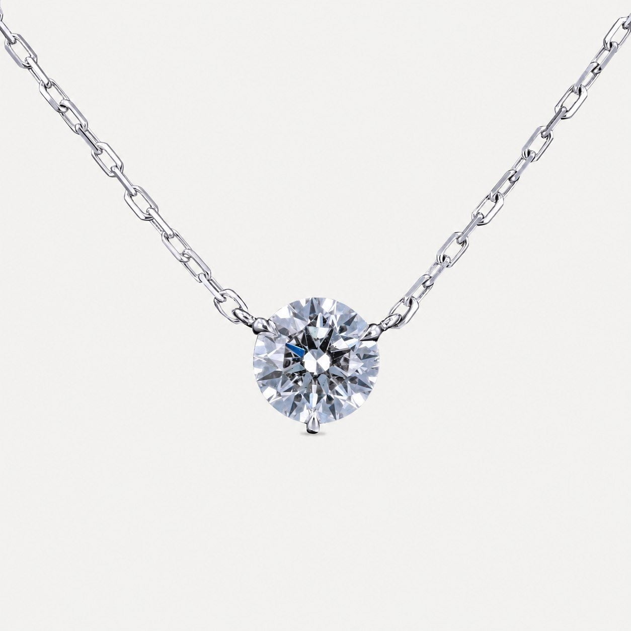Diamond Solitaire Necklace