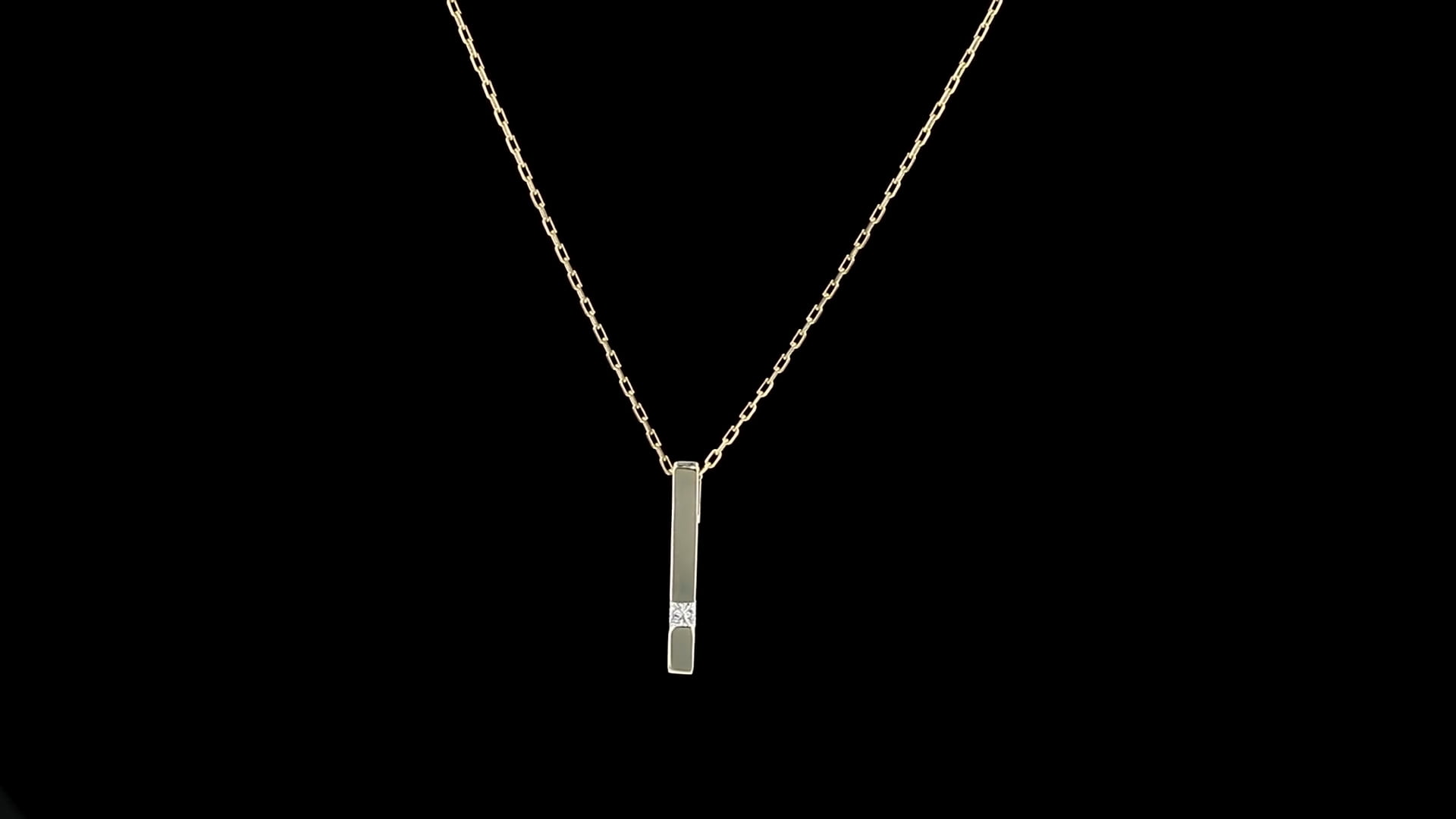 Princess Cut Diamond Dancing Diamonds Necklace - 3/8ct Princess Cut Pendant