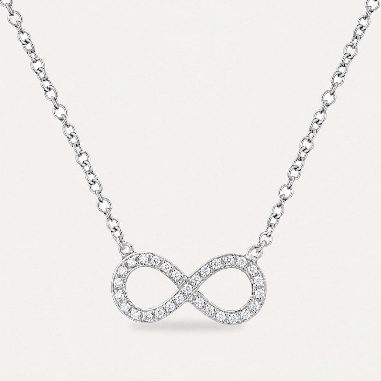 Diamond Infinity Necklace
