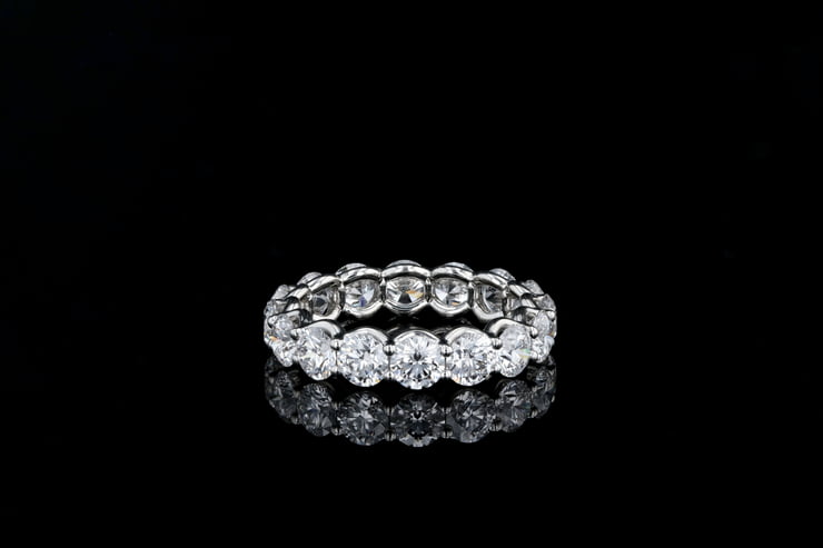 U Set Diamond Eternity Band