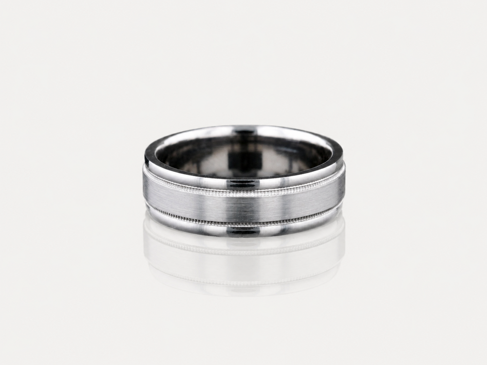Step-Edge Grooved Platinum