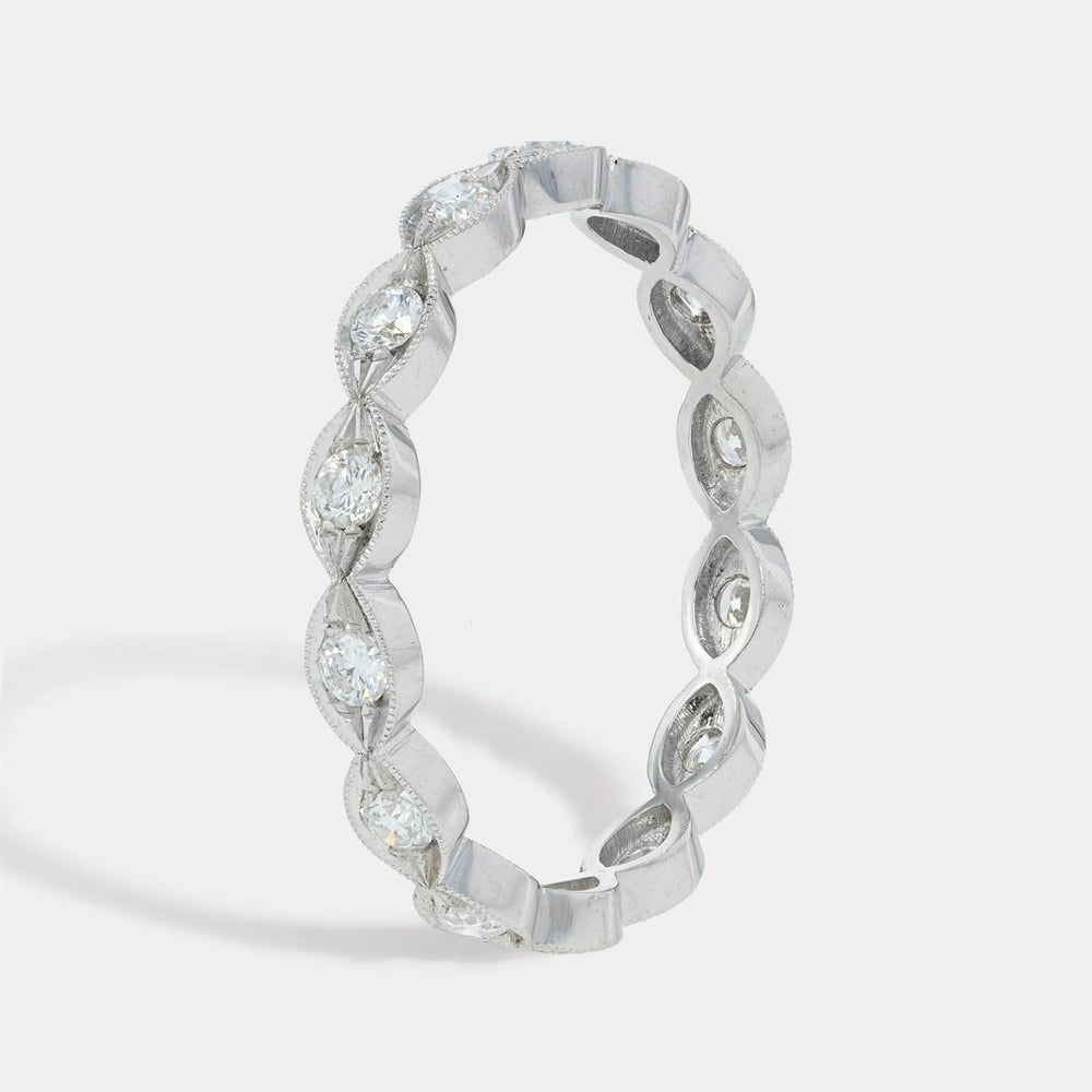 Marquise Diamond Eternity Band