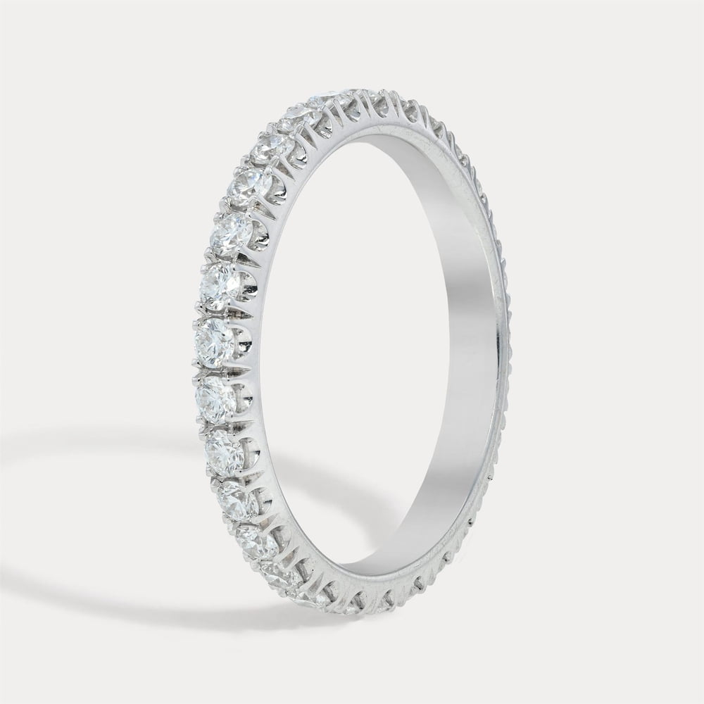 Channel-Set Diamond Band