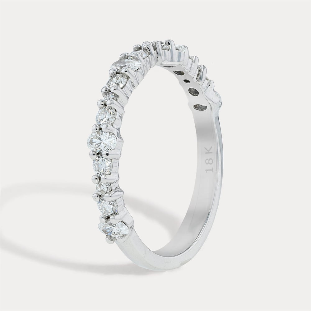 Bold Round Diamond Eternity Band