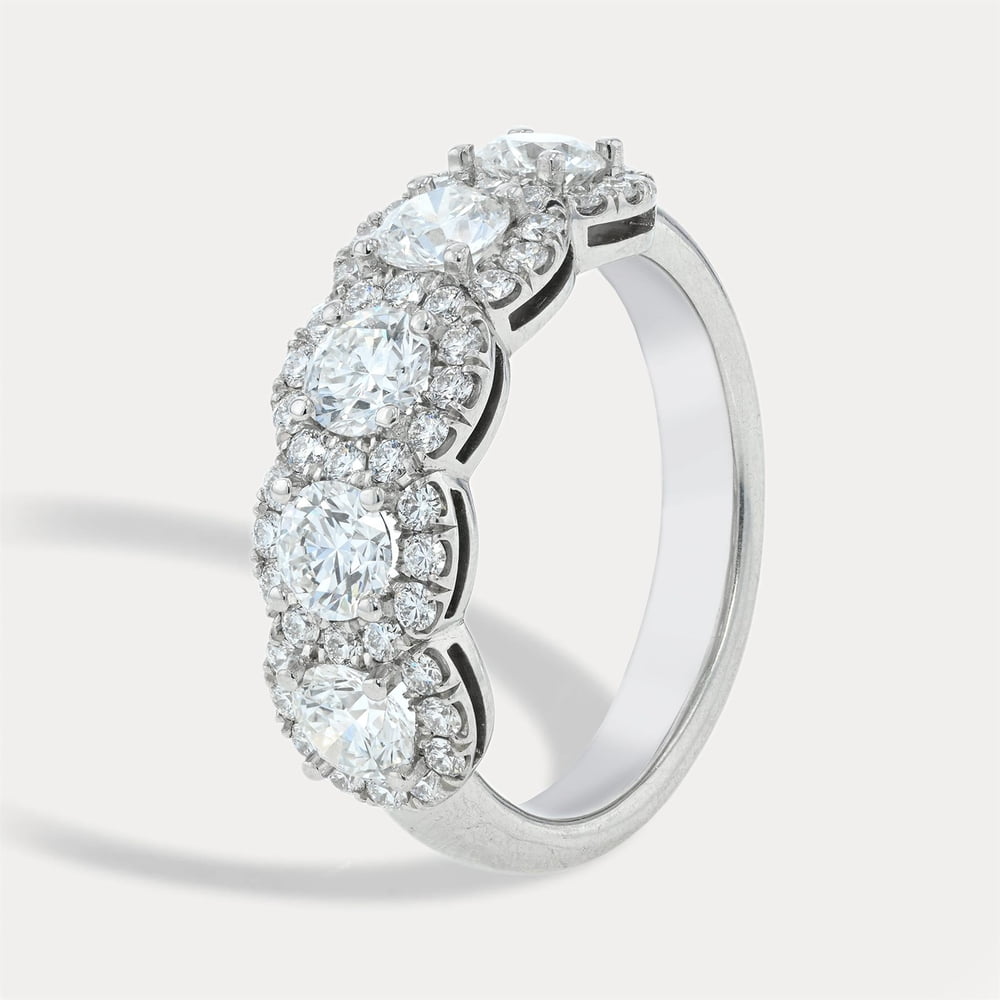Bold Floating Diamond Band