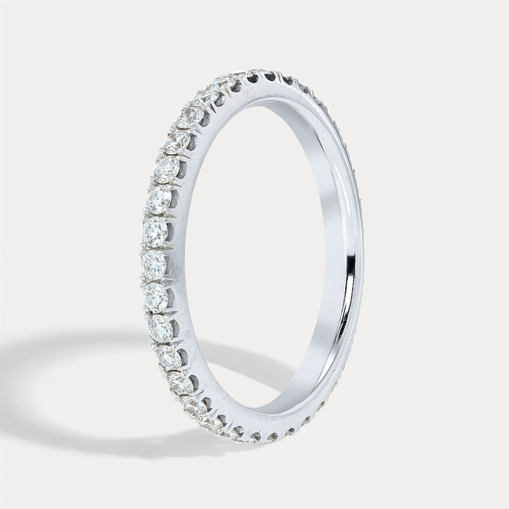 U-Set Pavé Set Round Eternity Diamond Band
