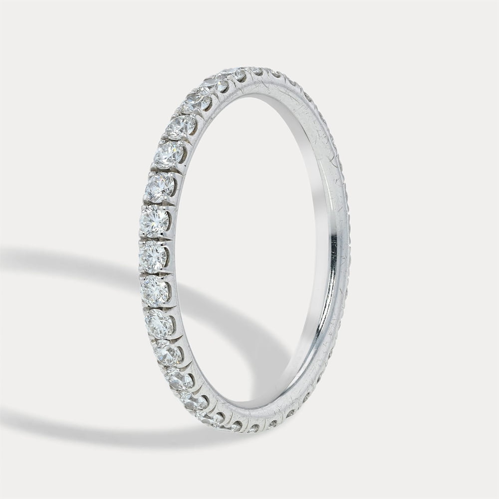 Large U-Set Round Eternity Diamond Band