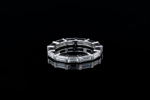 Channel Set Baguette Diamond Band