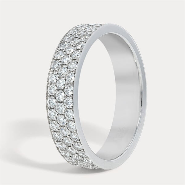 Slender Diamond Pavé Band