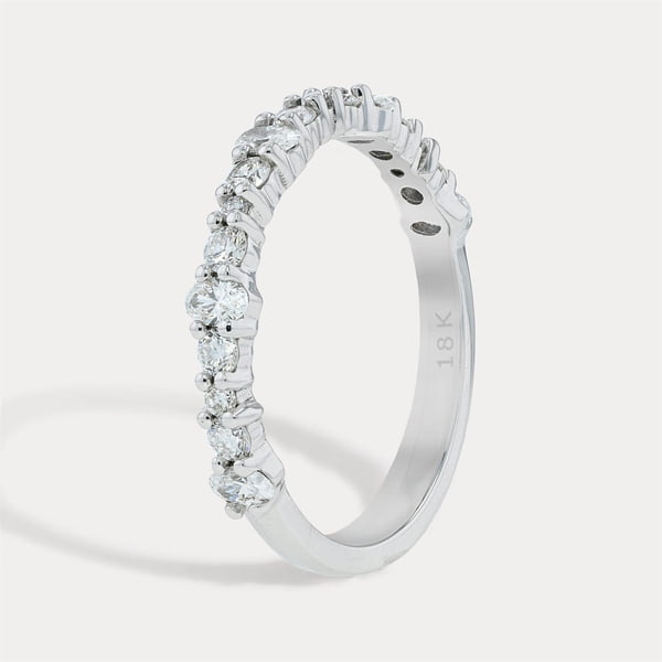 Bold Round Diamond Eternity Band