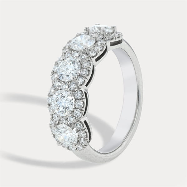 Bold Floating Diamond Band