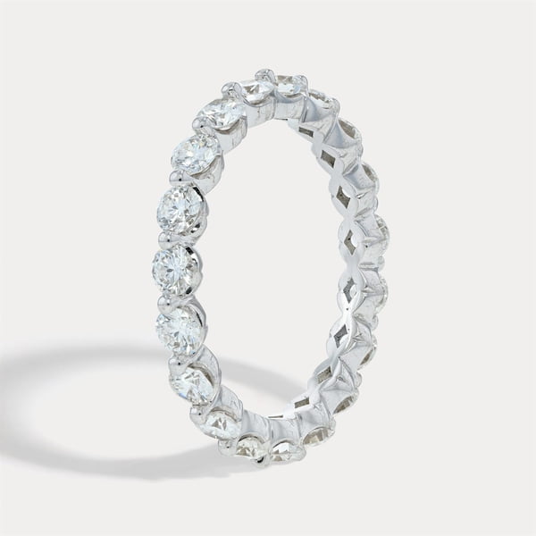 Bold Prong-Set Diamond Band