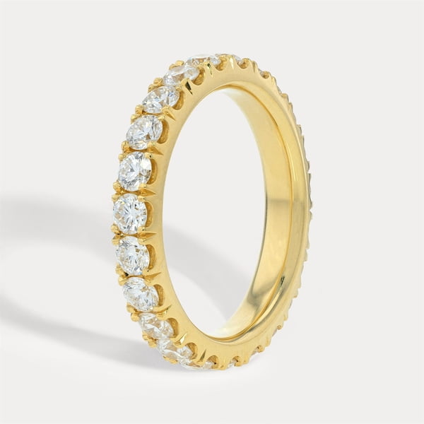 Yellow Gold Bright Diamond Band
