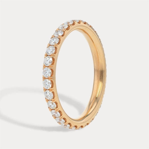 Rose Gold Classic Diamond Band