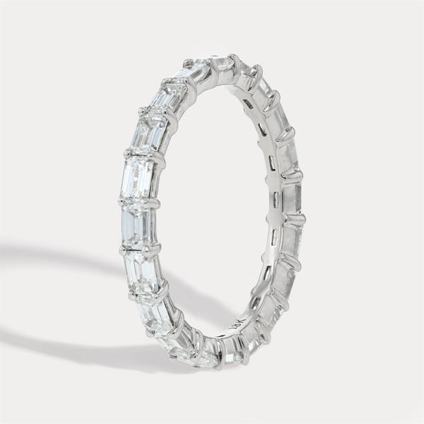 Baguette Step-Cut Diamond Band