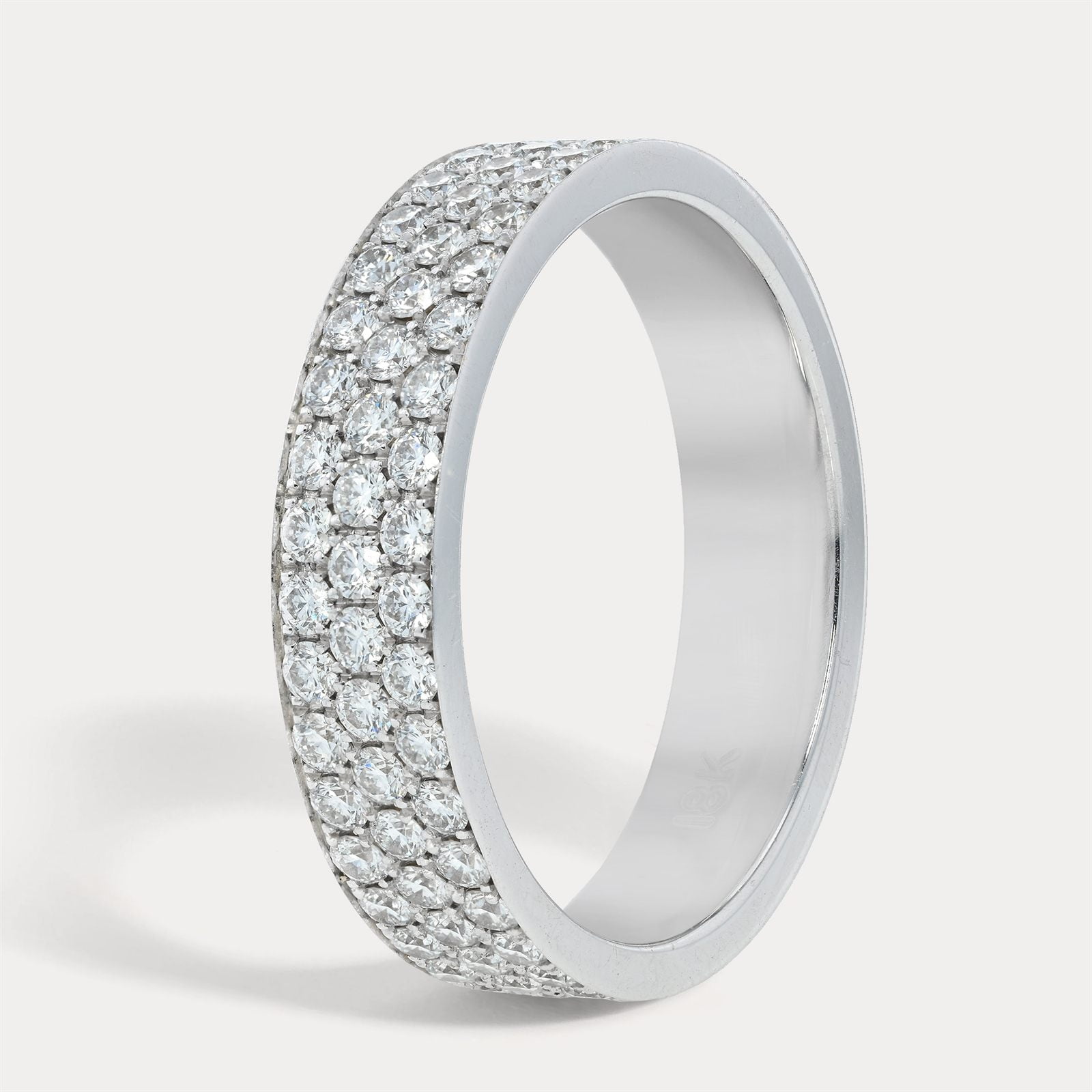 Slender Diamond Pavé Band