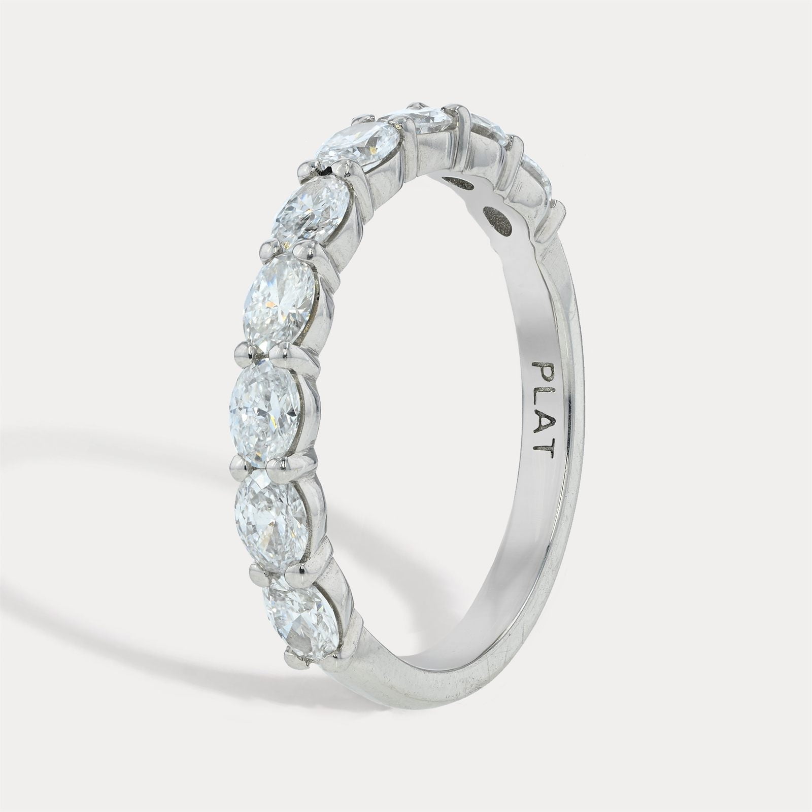 Platinum Diamond Eternity Band