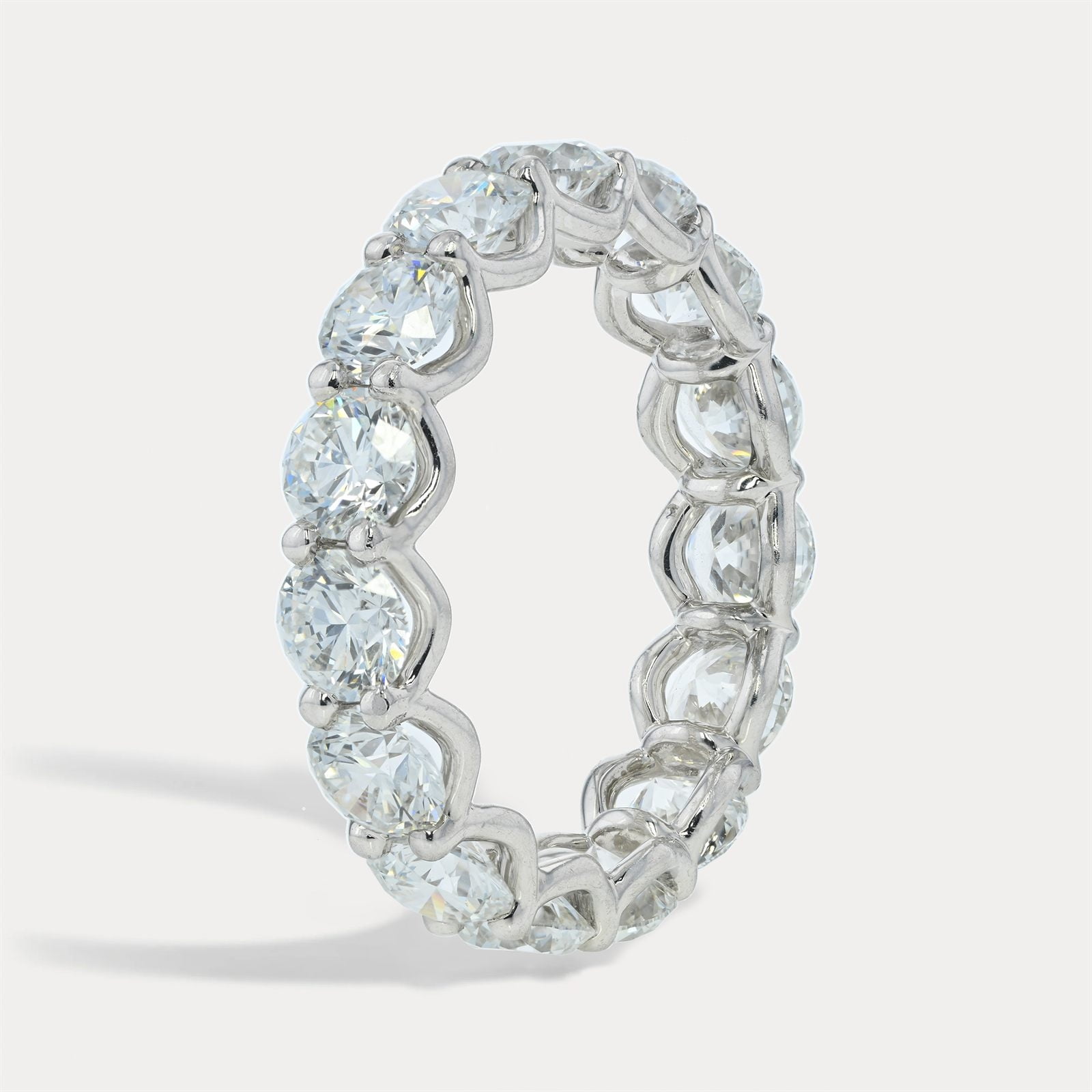Floating Diamond Eternity Band