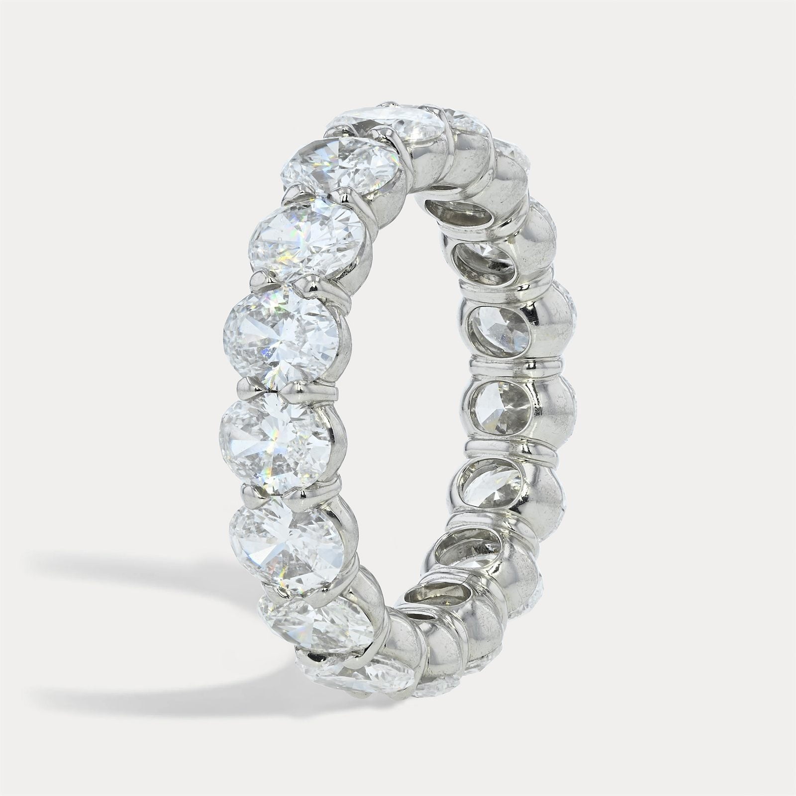 Shared-Prong Diamond Eternity Band