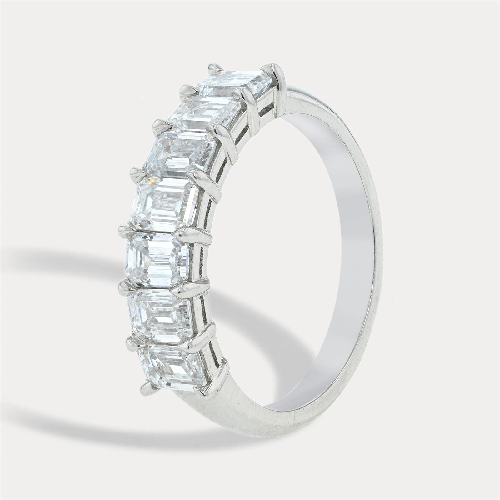 Tapered Baguette Diamond Band