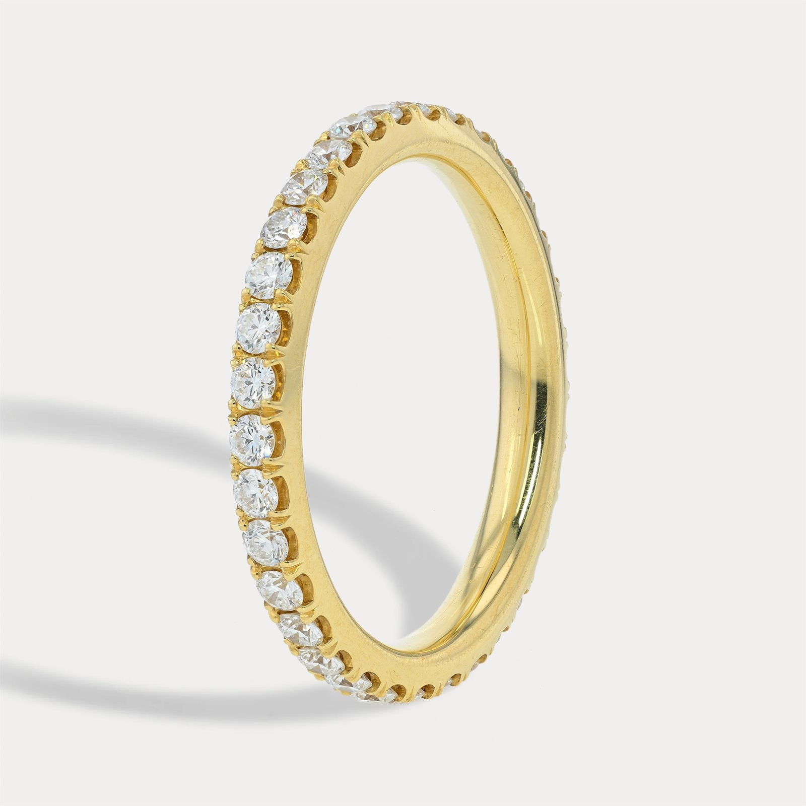 Yellow Gold Fine Diamond Band