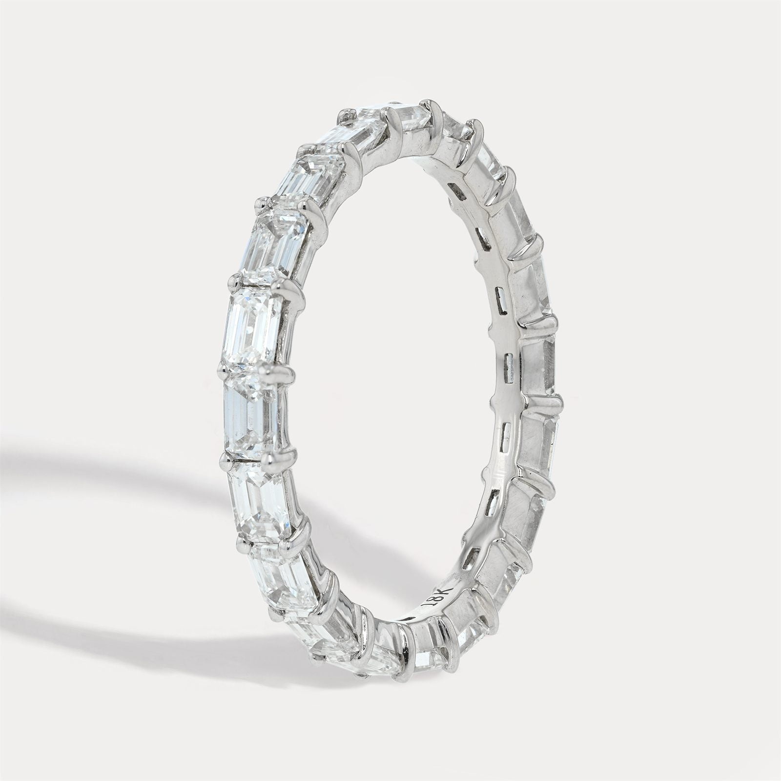 Baguette Step-Cut Diamond Band